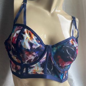 Torrid Curve Size 01 Colourful longline bustier bra